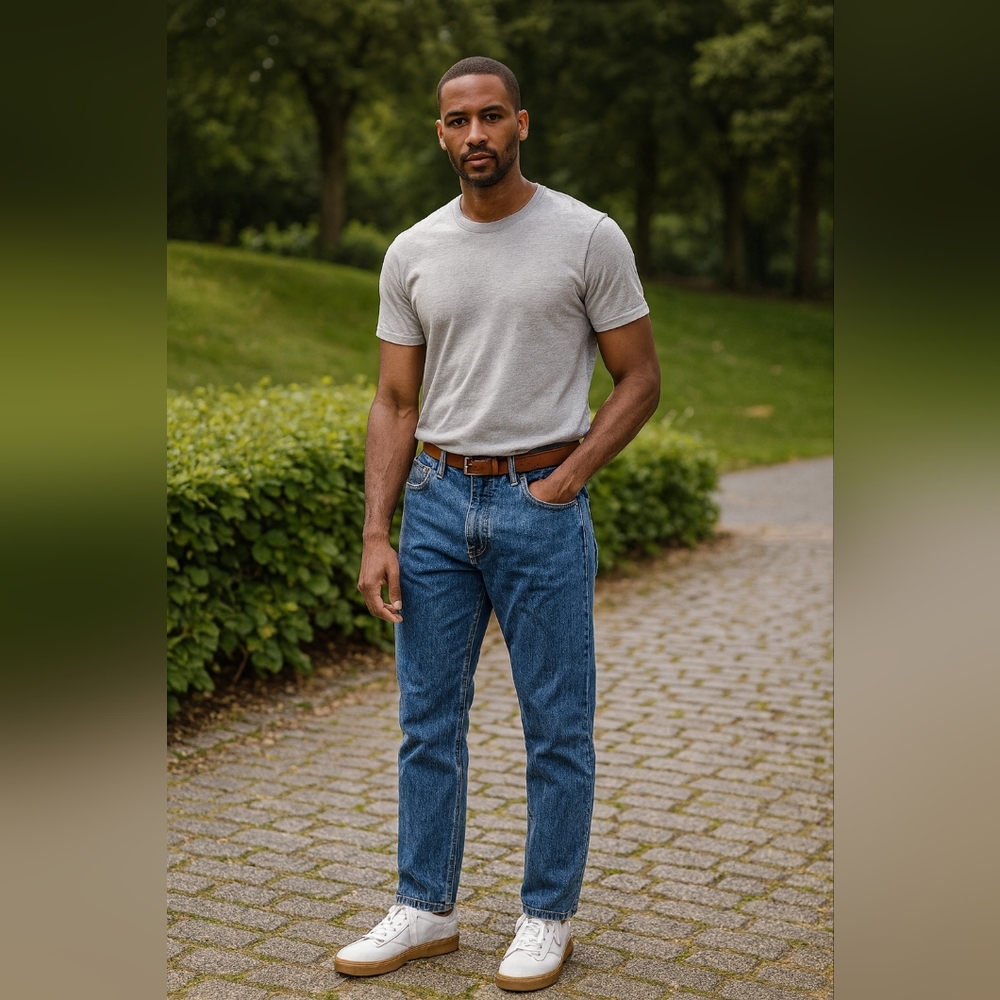 Bullhead Men's Blue Jeans Straight Size 32 x 34